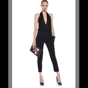 Haute Hippie black tuxedo jumpsuit